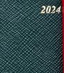 2024 CROSSGRAIN Leather Pocket Calendar Book | 3 x 2" | D732L