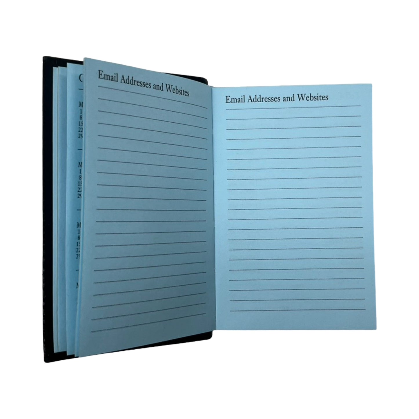 2026 D142L | Crossgrain Leather Calendar Book | One Day Per Page | 4" x 2.5" | Year 2026