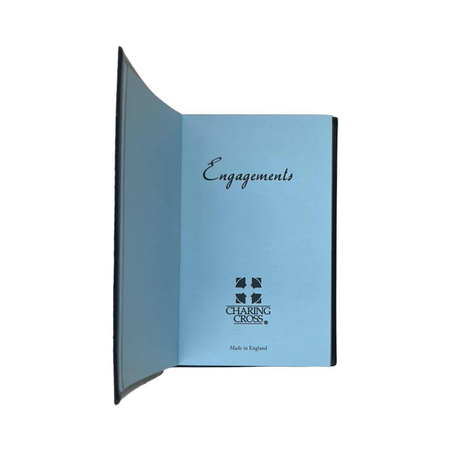 2026 D142L | Crossgrain Leather Calendar Book | One Day Per Page | 4" x 2.5" | Year 2026