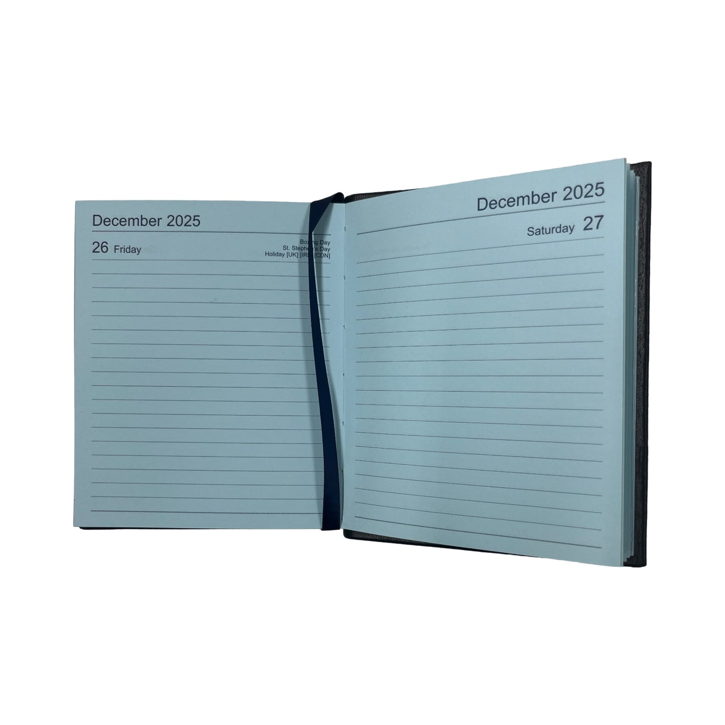 2026 D154L | Crossgrain Leather Pocket Calendar Book | One Day Per Page | 5" x 4" | Year 2026