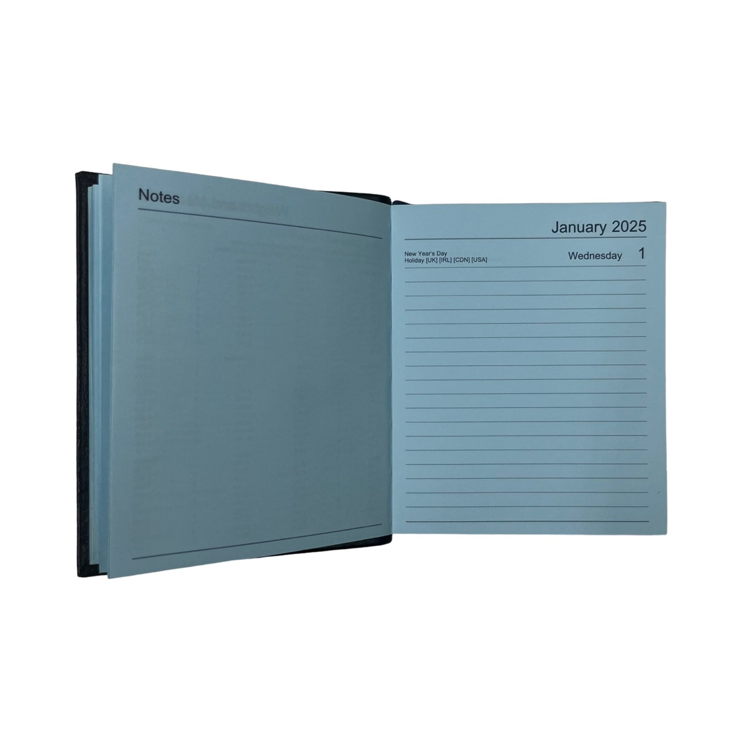 2026 D154L | Crossgrain Leather Pocket Calendar Book | One Day Per Page | 5" x 4" | Year 2026