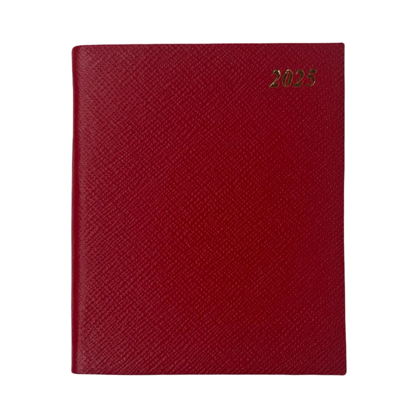 2026 D154L | Crossgrain Leather Pocket Calendar Book | One Day Per Page | 5" x 4" | Year 2026