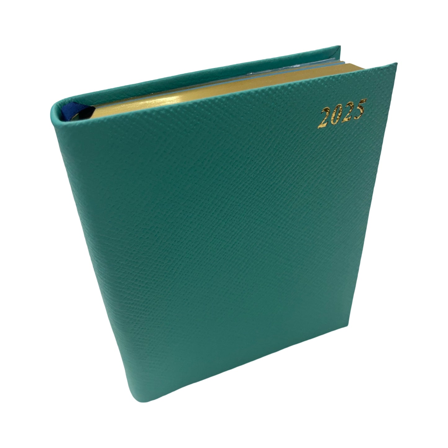 2026 D154L | Crossgrain Leather Pocket Calendar Book | One Day Per Page | 5" x 4" | Year 2026