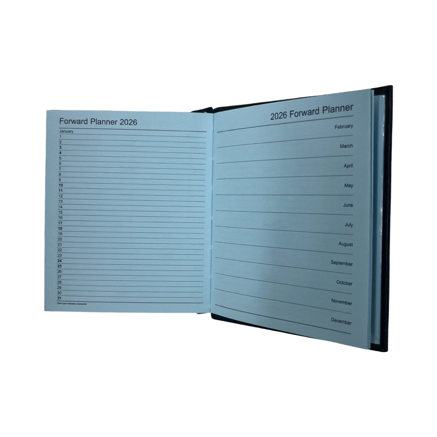 2026 D154L | Crossgrain Leather Pocket Calendar Book | One Day Per Page | 5" x 4" | Year 2026