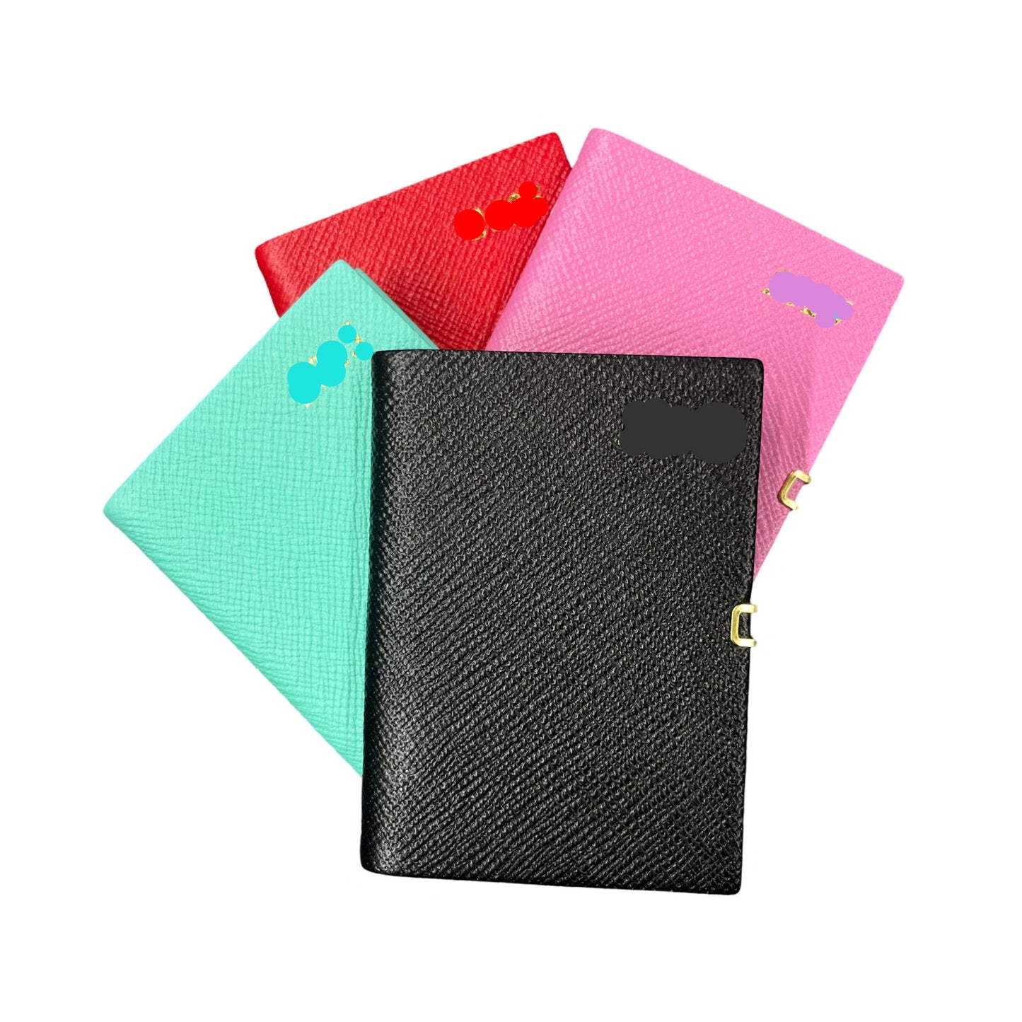2025 D742LJC | Crossgrain Leather Calendar Book | One Week Per Opening | Pencil with Gold Clasp | 4" x 2.5" | Year 2025
