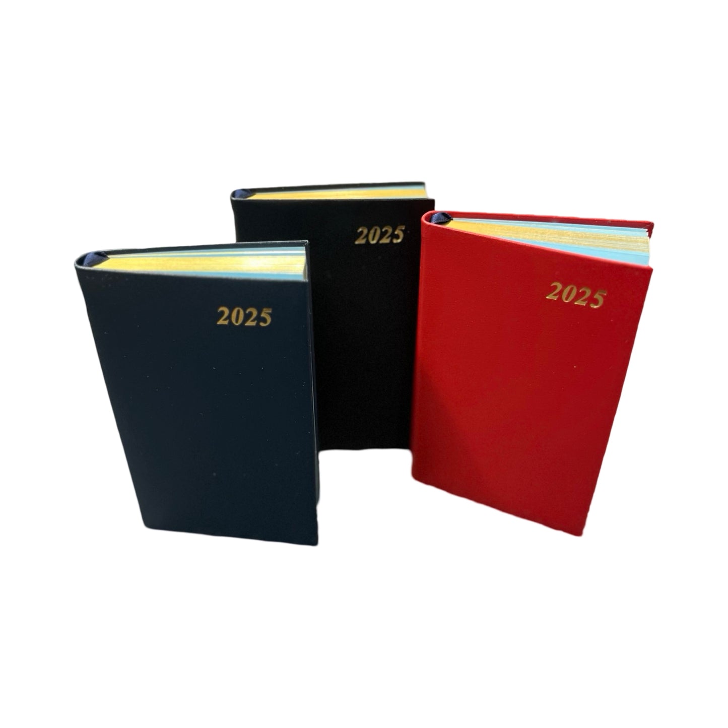 2025 D753BL | Bonded Leather Pocket Planner | One Week Per Opening | 5" x 3" | YEAR 2025