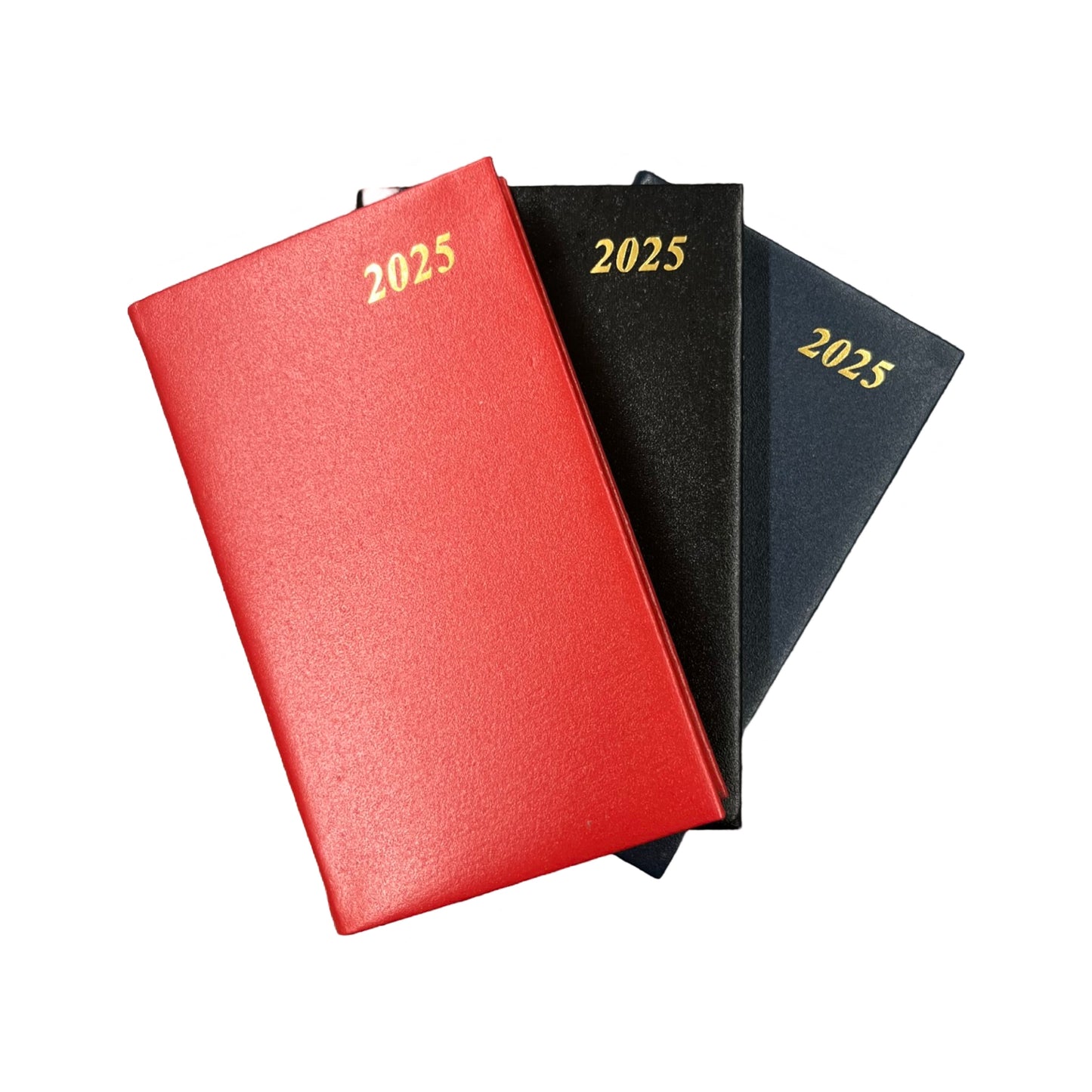 2025 D753BL | Bonded Leather Pocket Planner | One Week Per Opening | 5" x 3" | YEAR 2025