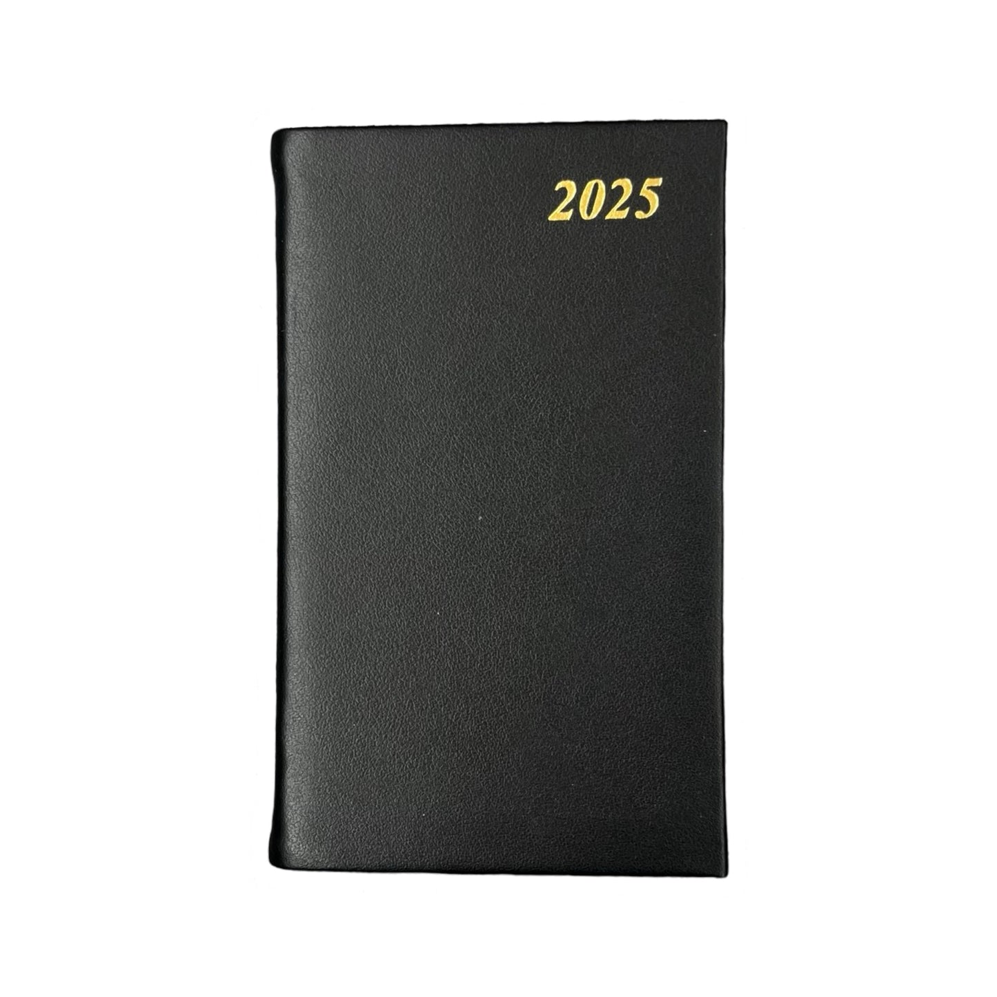 2025 D753C | Calf Leather Pocket Agenda Book | One Week Per Opening | 5" x 3" | YEAR 2025