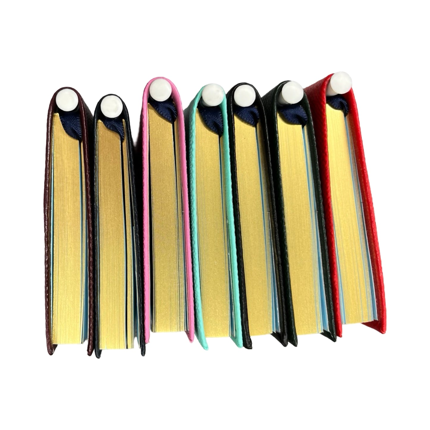 2025 D753LJ | Crossgrain Leather Calendar Book | One Week Per Opening | Pencil in Spine | 5" x 3" | YEAR 2025