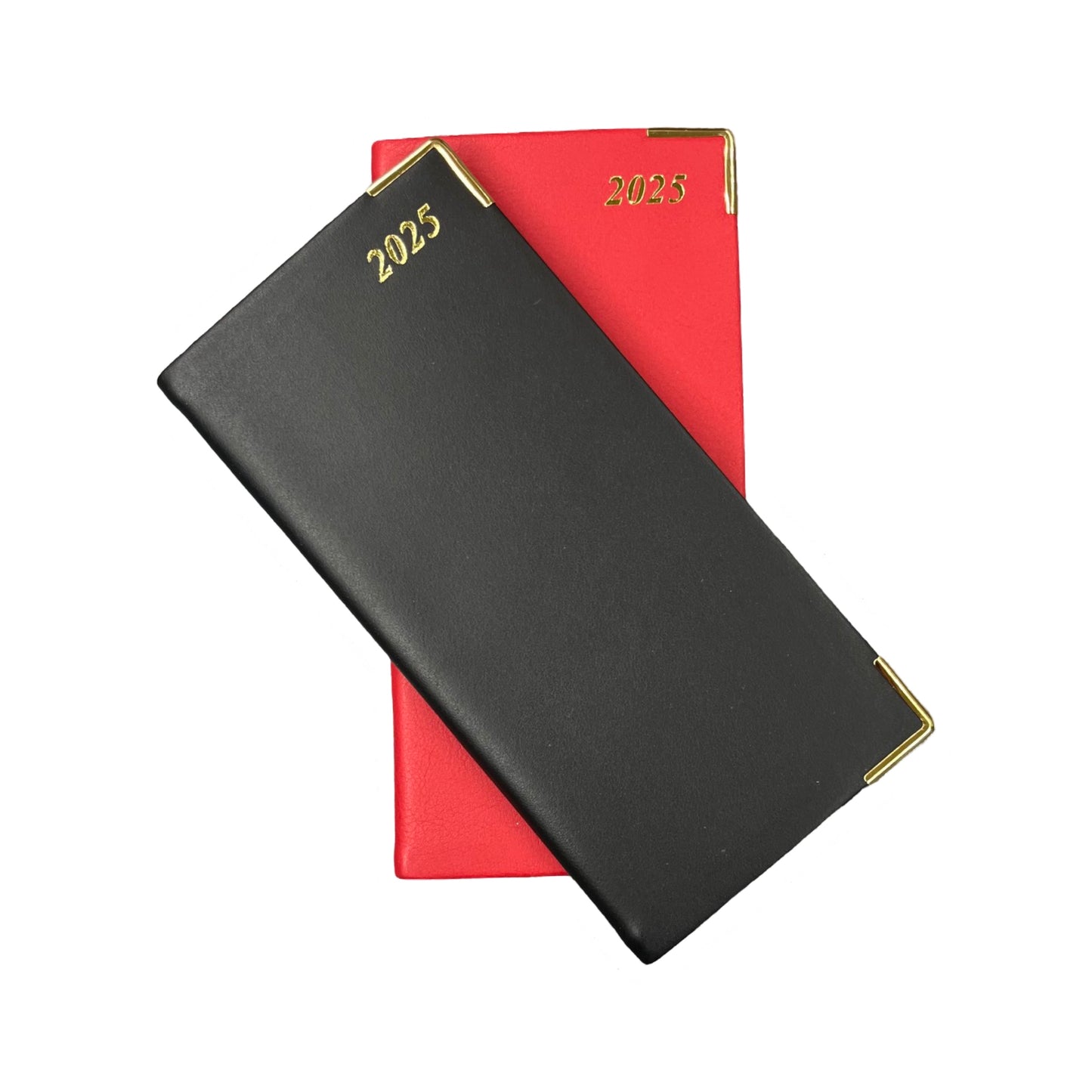 2025 D763VCA | Calf Leather Pocket Agenda Book | One Week Per Opening | 6" x 3" | YEAR 2025