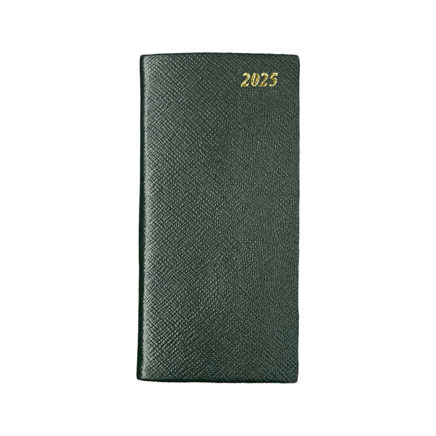 2026 D763VL | New Crossgrain Leather Pocket Agenda Book | One Week Per Opening | 6 x 3"