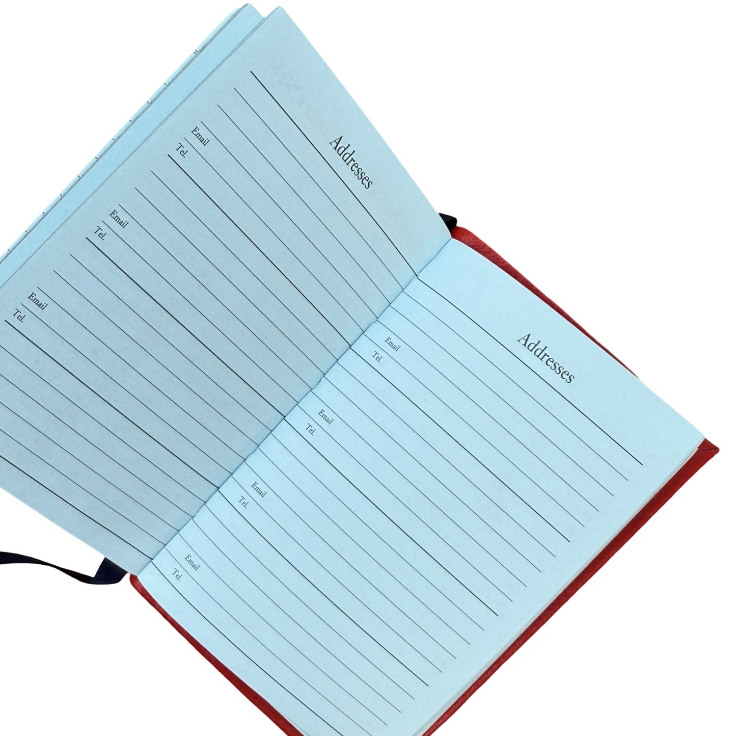 2026 D142L | Crossgrain Leather Calendar Book | One Day Per Page | 4" x 2.5" | Year 2026