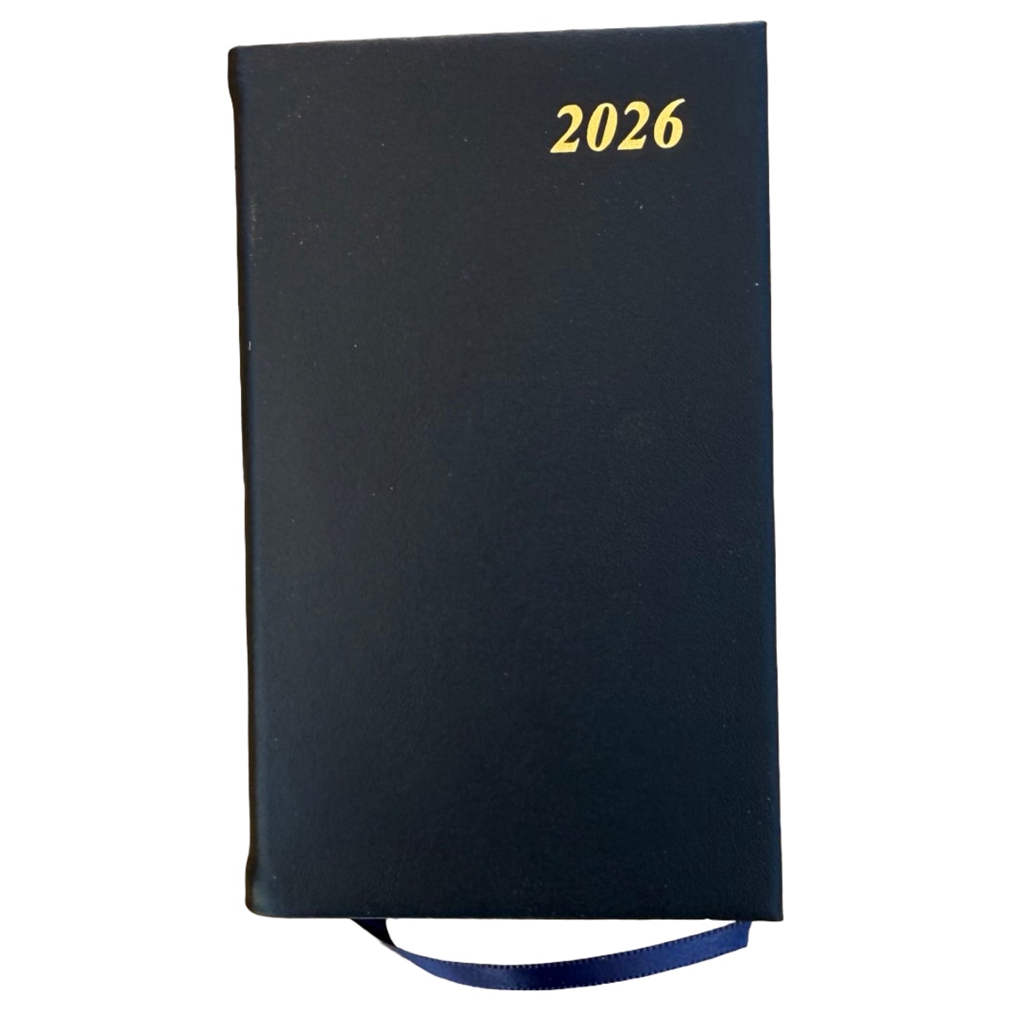 2026 D753C | Finest Calf Leather Pocket Agenda Book | One Week Per Opening | 5" x 3" | Year 2026