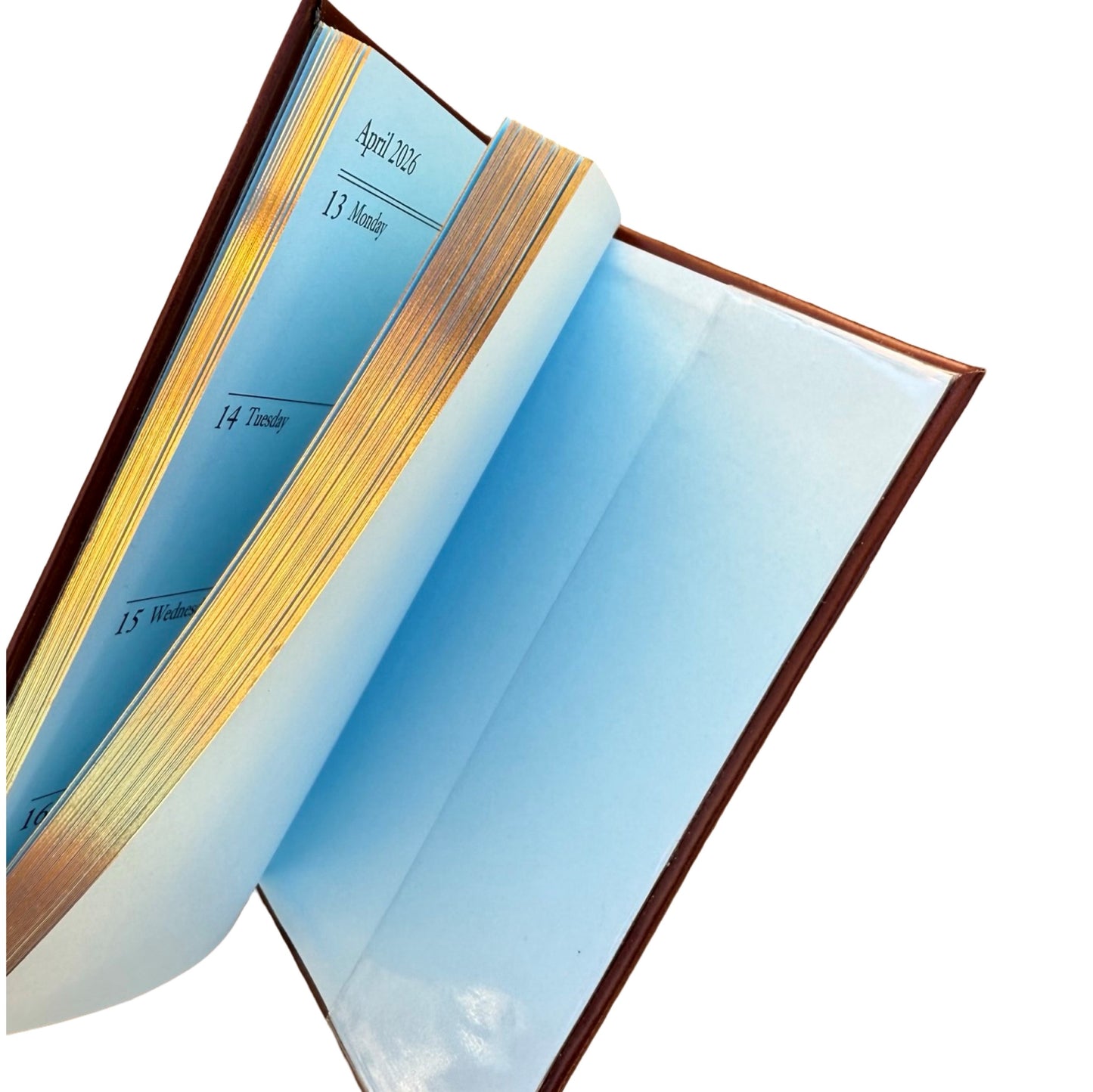 2026 D753C | Finest Calf Leather Pocket Agenda Book | One Week Per Opening | 5" x 3" | Year 2026