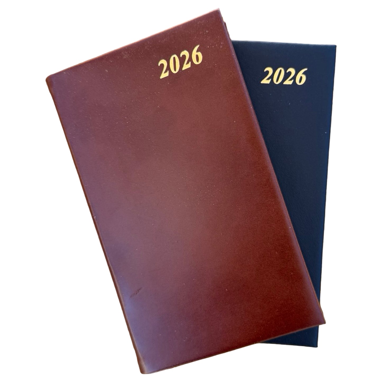 2026 D753C | Finest Calf Leather Pocket Agenda Book | One Week Per Opening | 5" x 3" | Year 2026