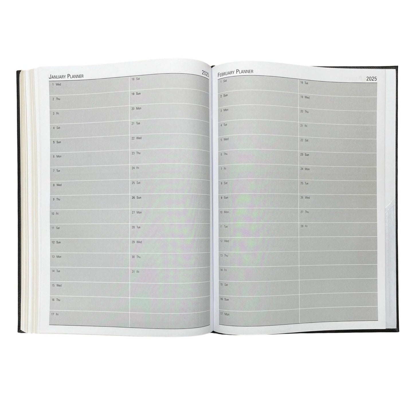 2024 | Desk Agenda | New! Extra Large! | CROSSGRAIN LEATHER APPOINTMENT DESK PLANNER | A4 Size | 8.5 x 12" | One Day Per Page | D1A4L | Note: this book is NOT for next year