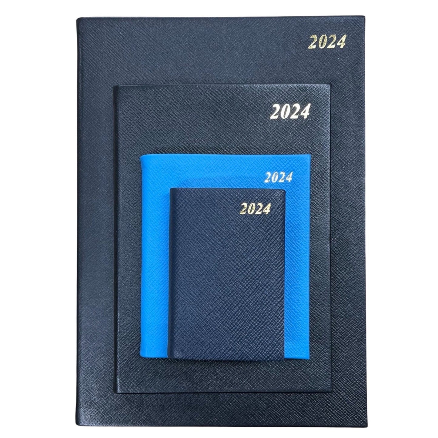 2024 | Desk Agenda | New! Extra Large! | CROSSGRAIN LEATHER APPOINTMENT DESK PLANNER | A4 Size | 8.5 x 12" | One Day Per Page | D1A4L | Note: this book is NOT for next year