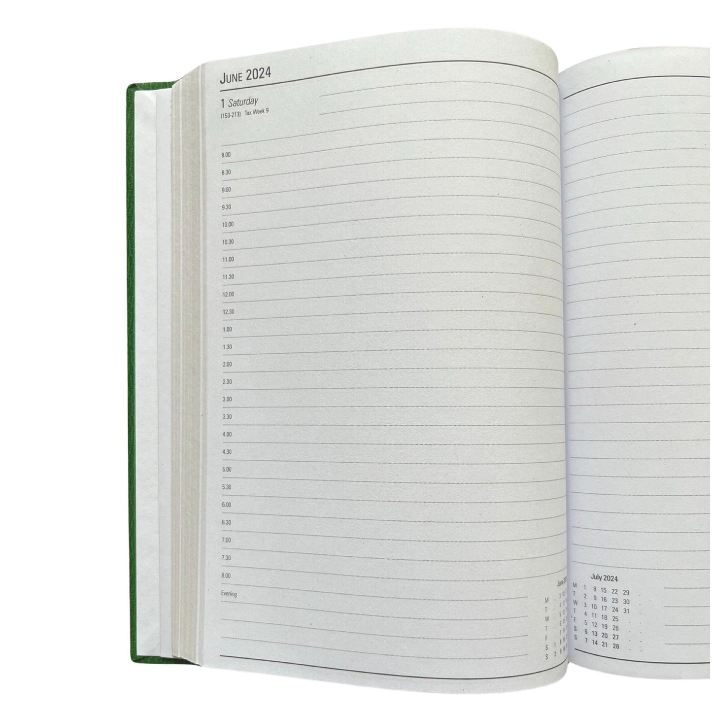 YEAR 2025 Desk Planner Agenda Book | Custom Leather Binding | 8 by 6" | Appointment Book | D186Custom | 2025