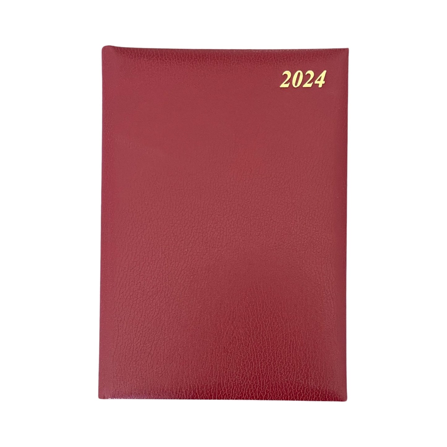 2024 | Desk Appointment Agenda | LEATHER DESK APPOINTMENT PLANNER | SKIVER LEATHER | 8 x 6" | One Day Per Page | D186S | Note: this book is NOT for next year