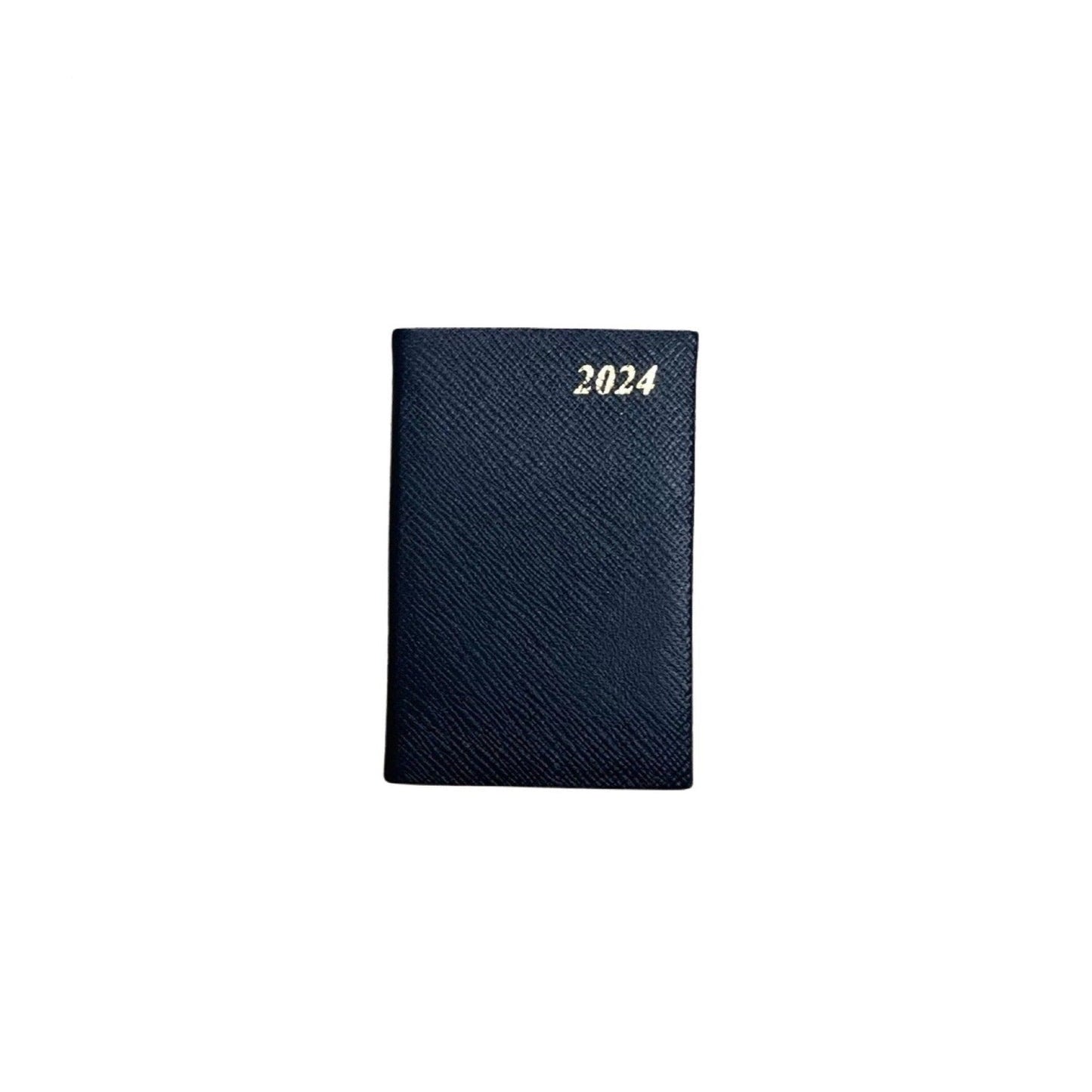 2024 CROSSGRAIN Leather Pocket Calendar Book | 3 x 2" | D732L