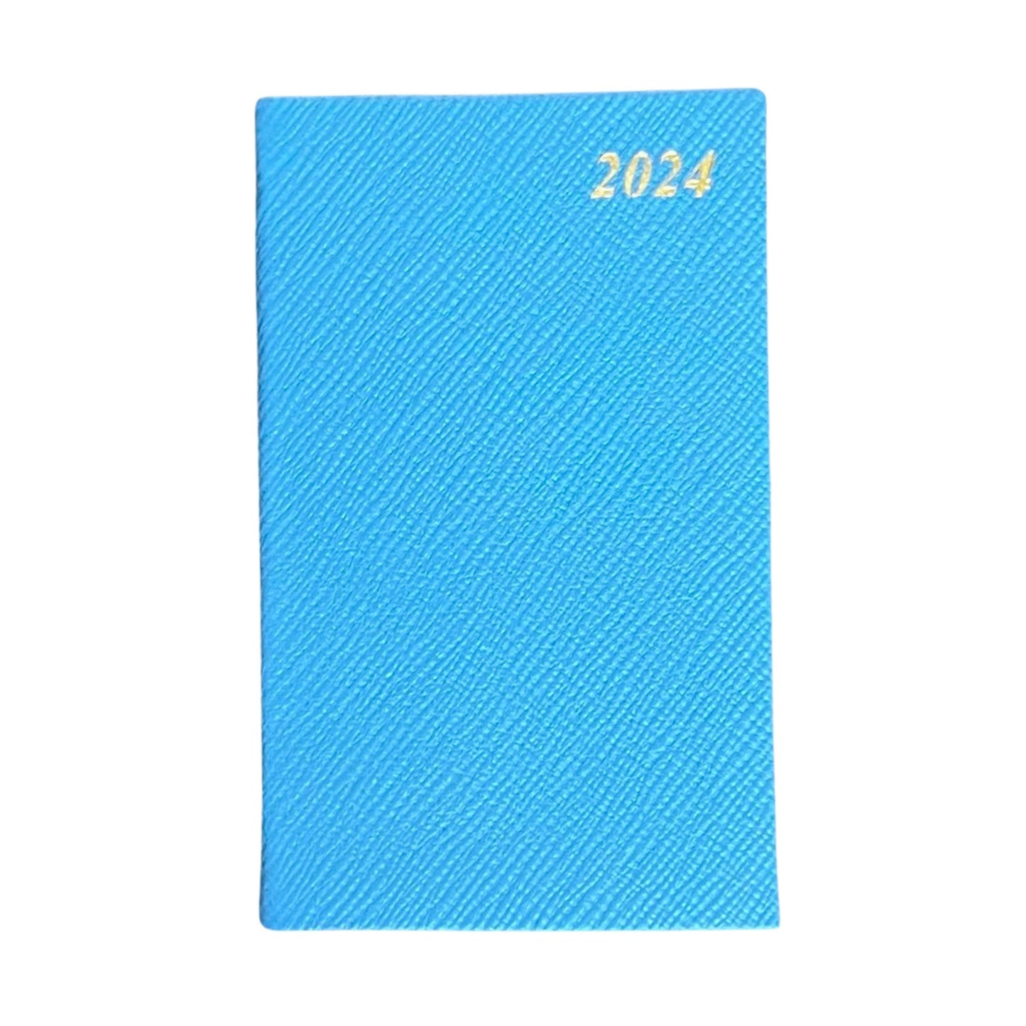 2024 CROSSGRAIN Leather Pocket Calendar Book | 4 x 2.5" | D742L