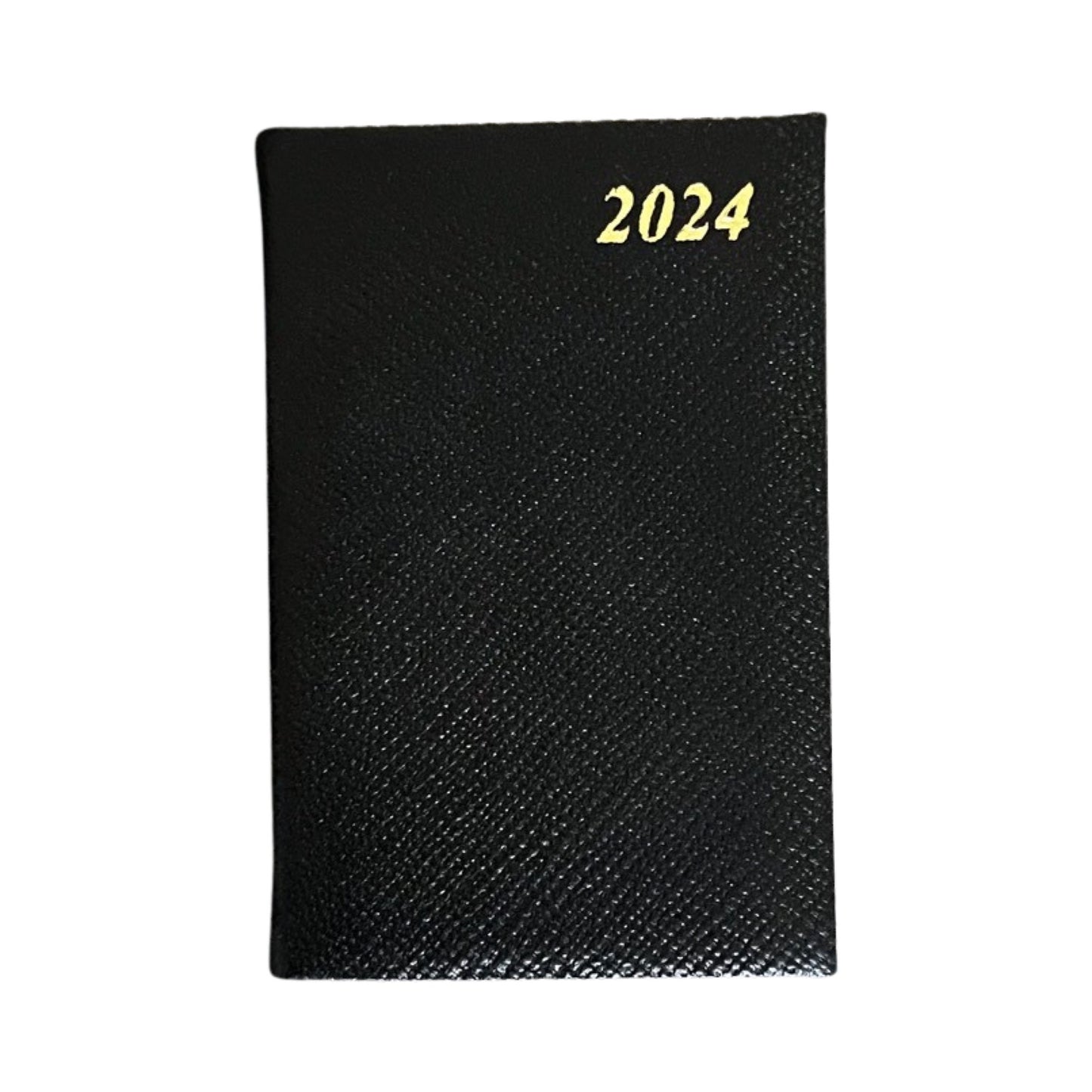 2024 CROSSGRAIN Leather Pocket Calendar Book | 4 x 2.5" | D742L