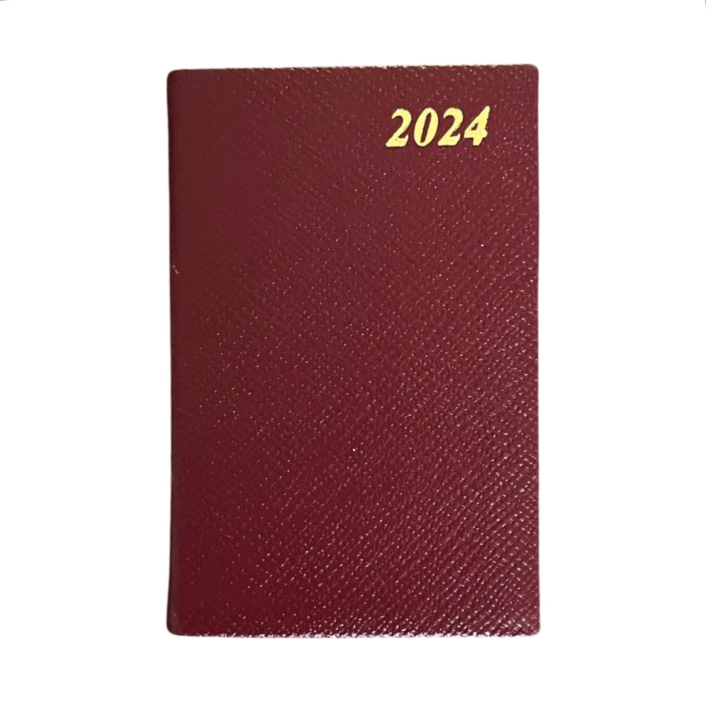 2024 CROSSGRAIN Leather Pocket Calendar Book | 4 x 2.5" | D742L