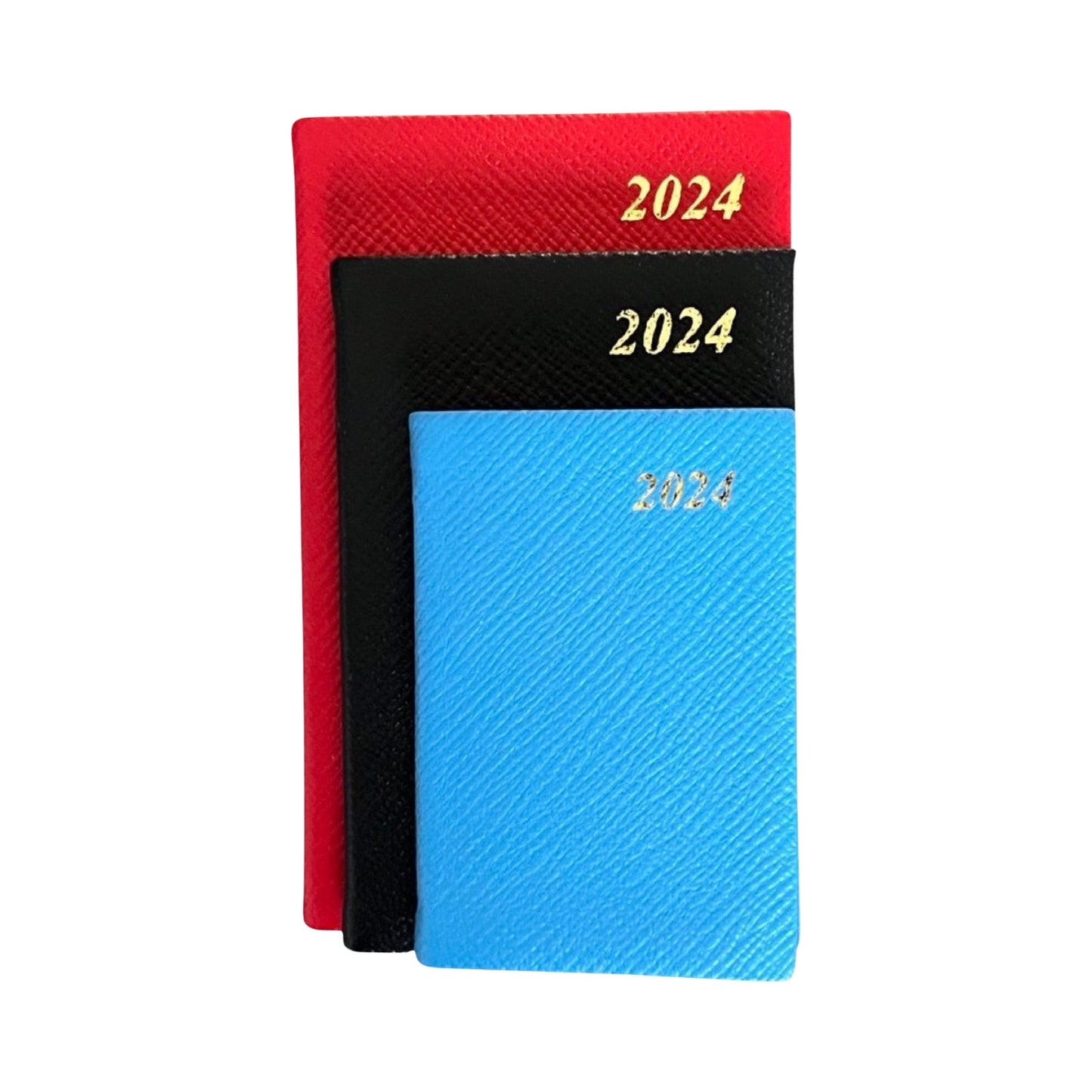 2024 CROSSGRAIN Leather Pocket Calendar Book | 4 x 2.5" | D742L