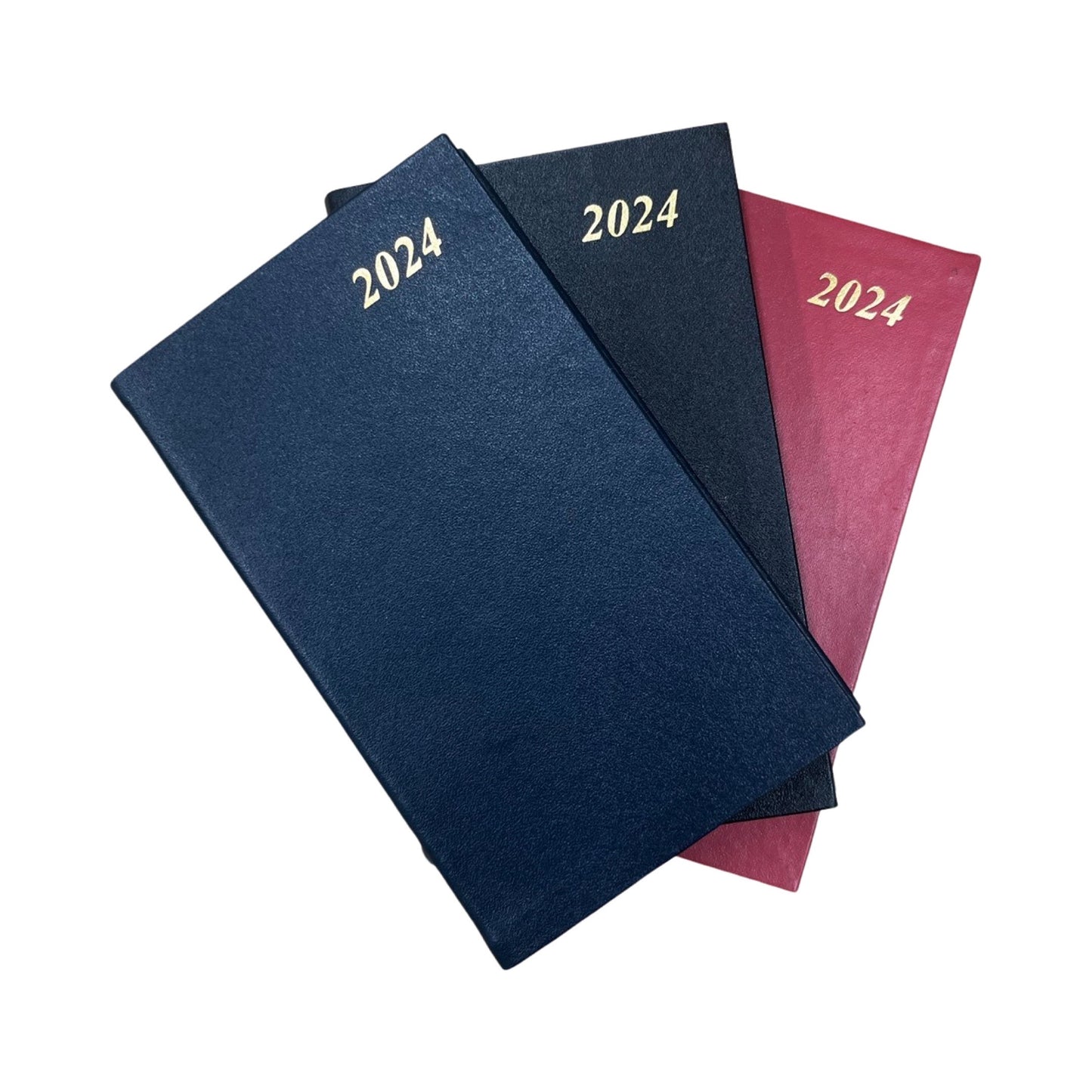 2024 | BONDED Leather Pocket Planner | 5 x 3" | D753BL | Note: this book is NOT for next year