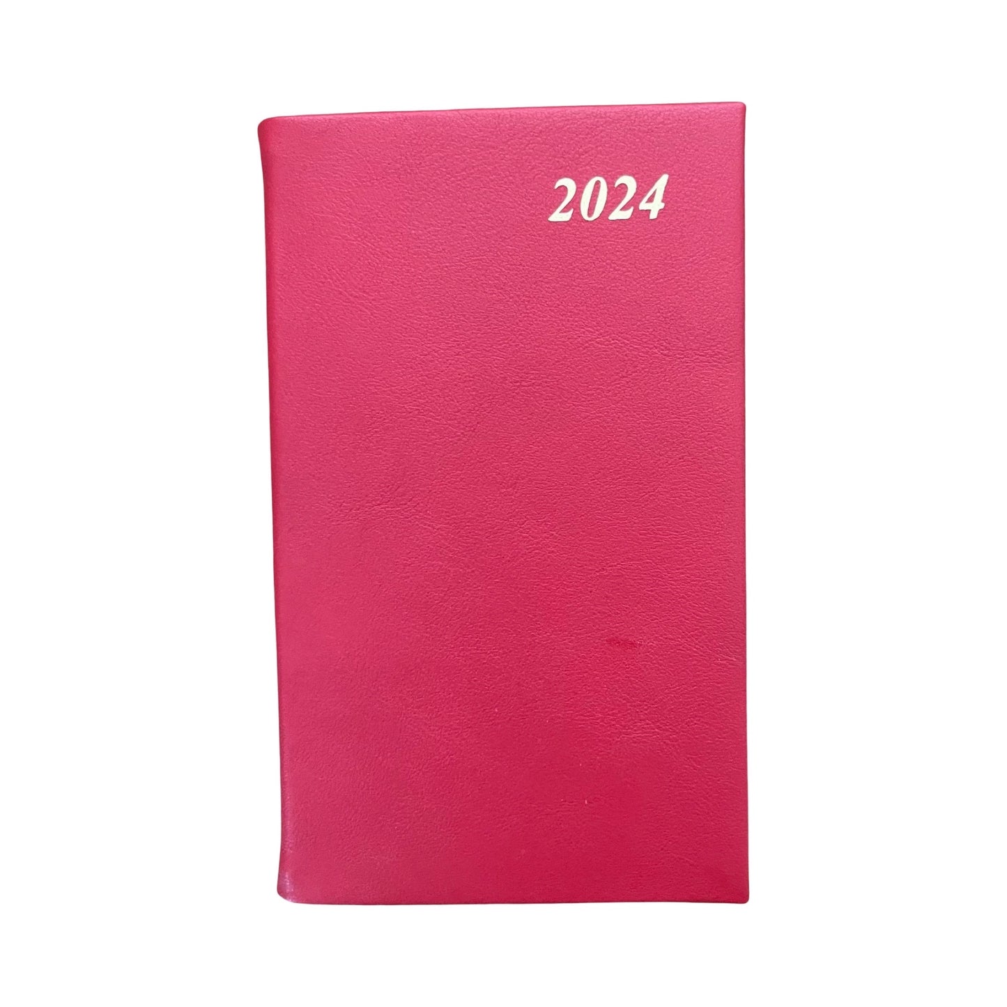 2024 | CALF Leather Pocket Agenda Book | 5 x 3" | D753C | Note: this book is NOT for next year