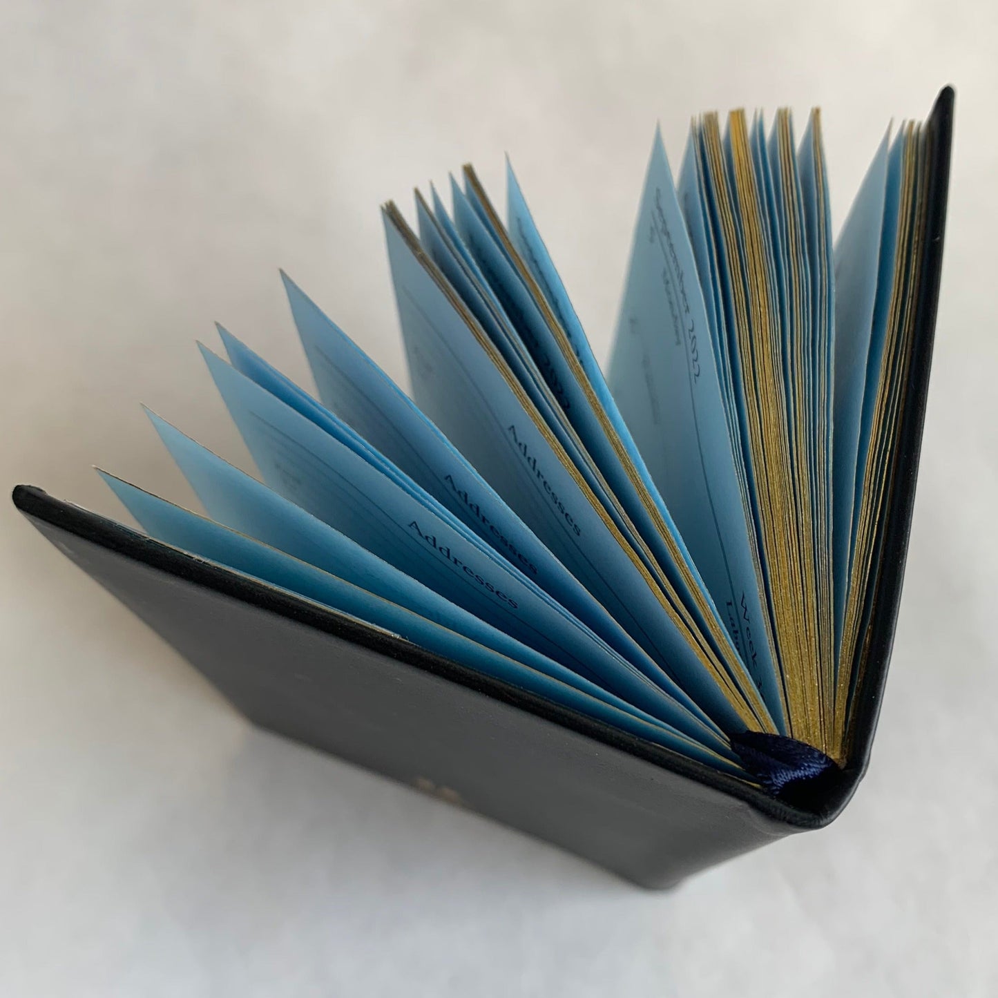 2024 | CALF Leather Pocket Agenda Book | 5 x 3" | D753C | Note: this book is NOT for next year