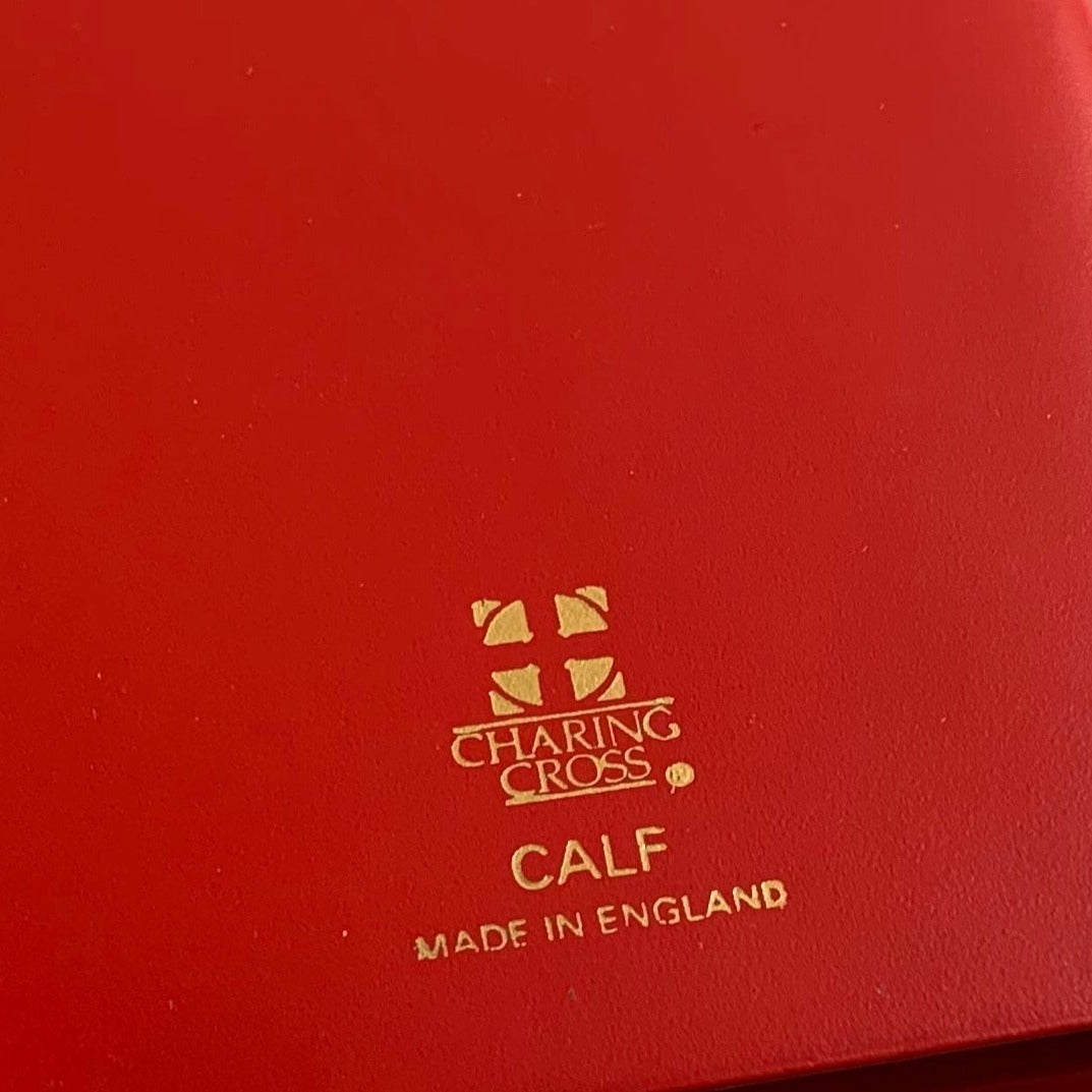 2026 D753C | Finest Calf Leather Pocket Agenda Book | One Week Per Opening | 5" x 3" | Year 2026