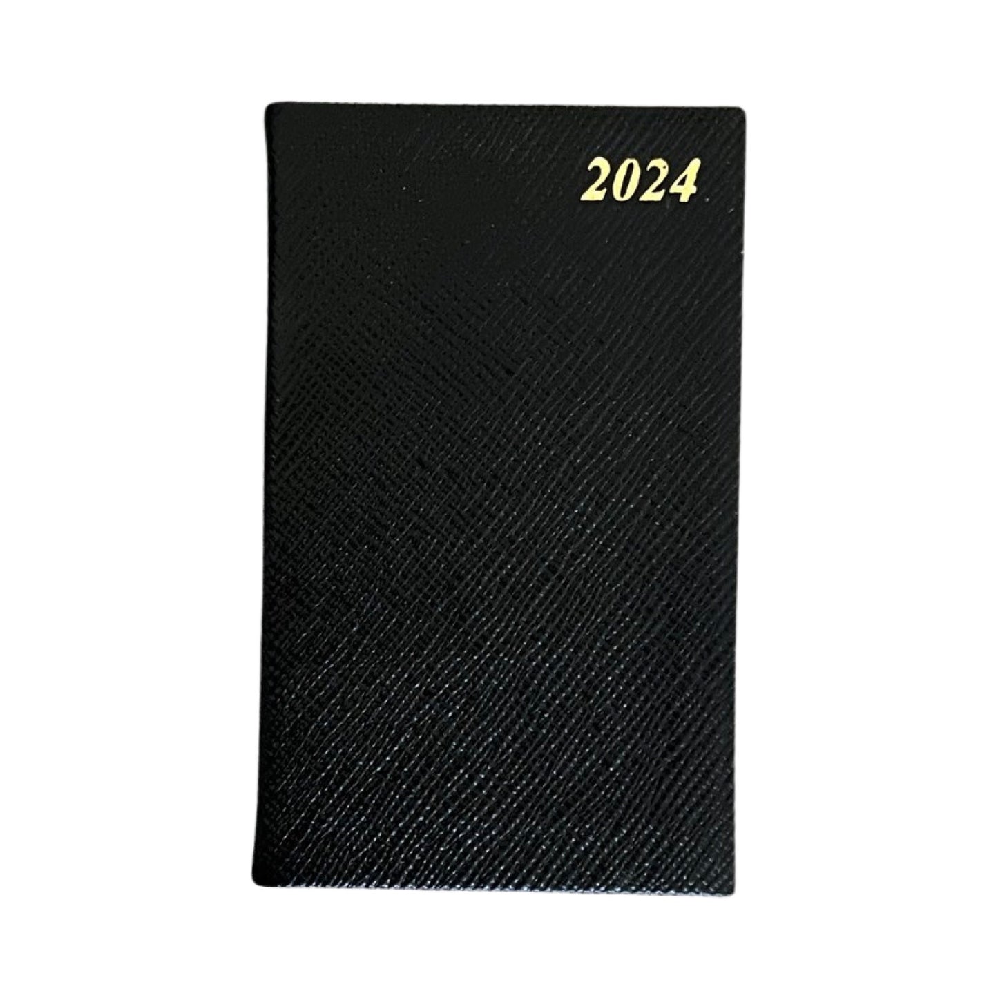 2024 CROSSGRAIN Leather Pocket Calendar Book | 5 x 3" | D753L