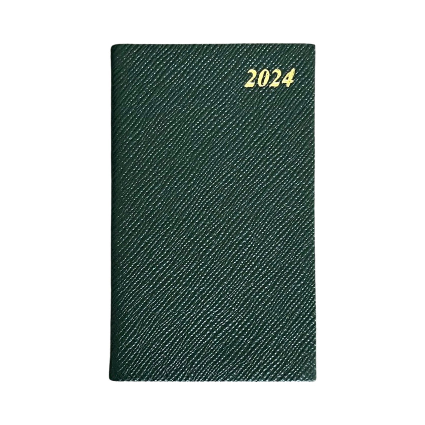 2024 CROSSGRAIN Leather Pocket Calendar Book | 5 x 3" | D753L