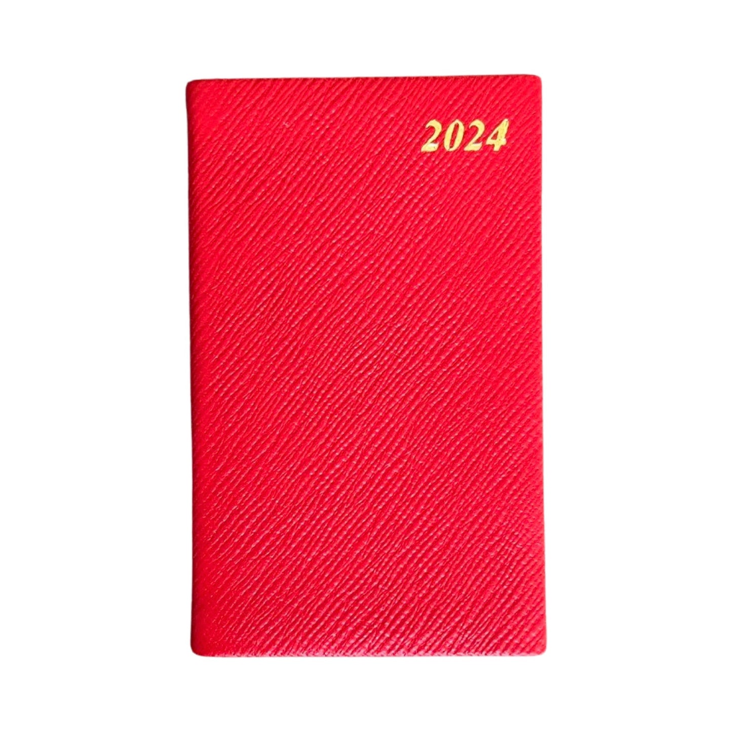 2024 CROSSGRAIN Leather Pocket Calendar Book | 5 x 3" | D753L