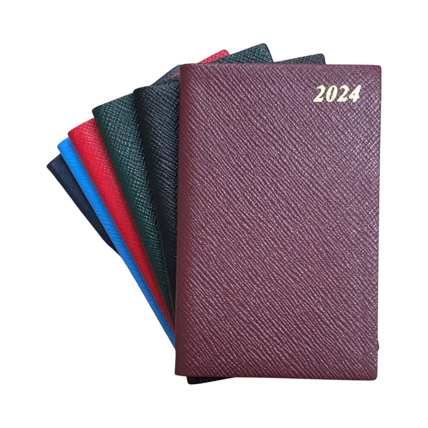 2024 CROSSGRAIN Leather Pocket Calendar Book | 5 x 3" | Pencil in Spine | D753LJ