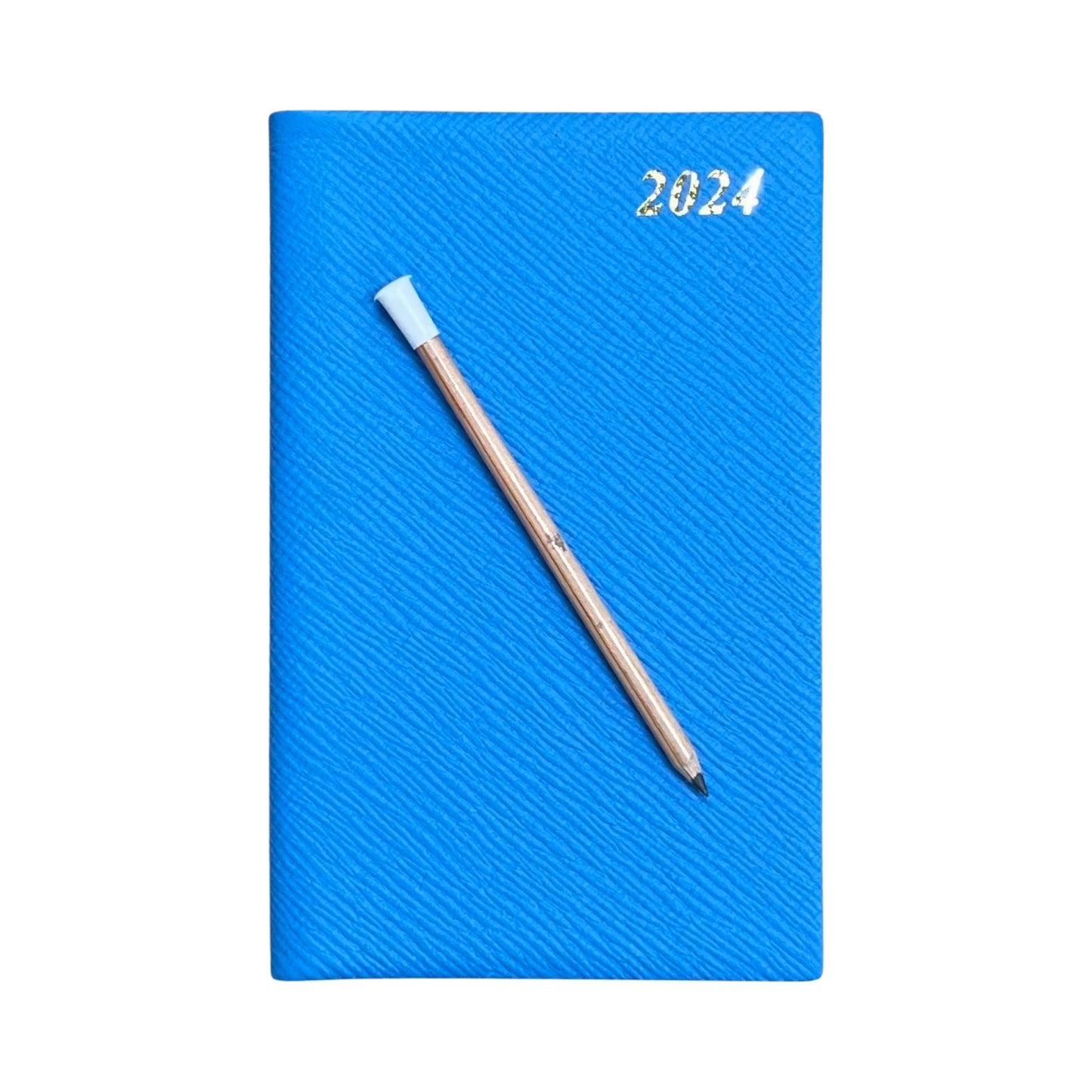 2024 CROSSGRAIN Leather Pocket Calendar Book | 5 x 3" | Pencil in Spine | D753LJ