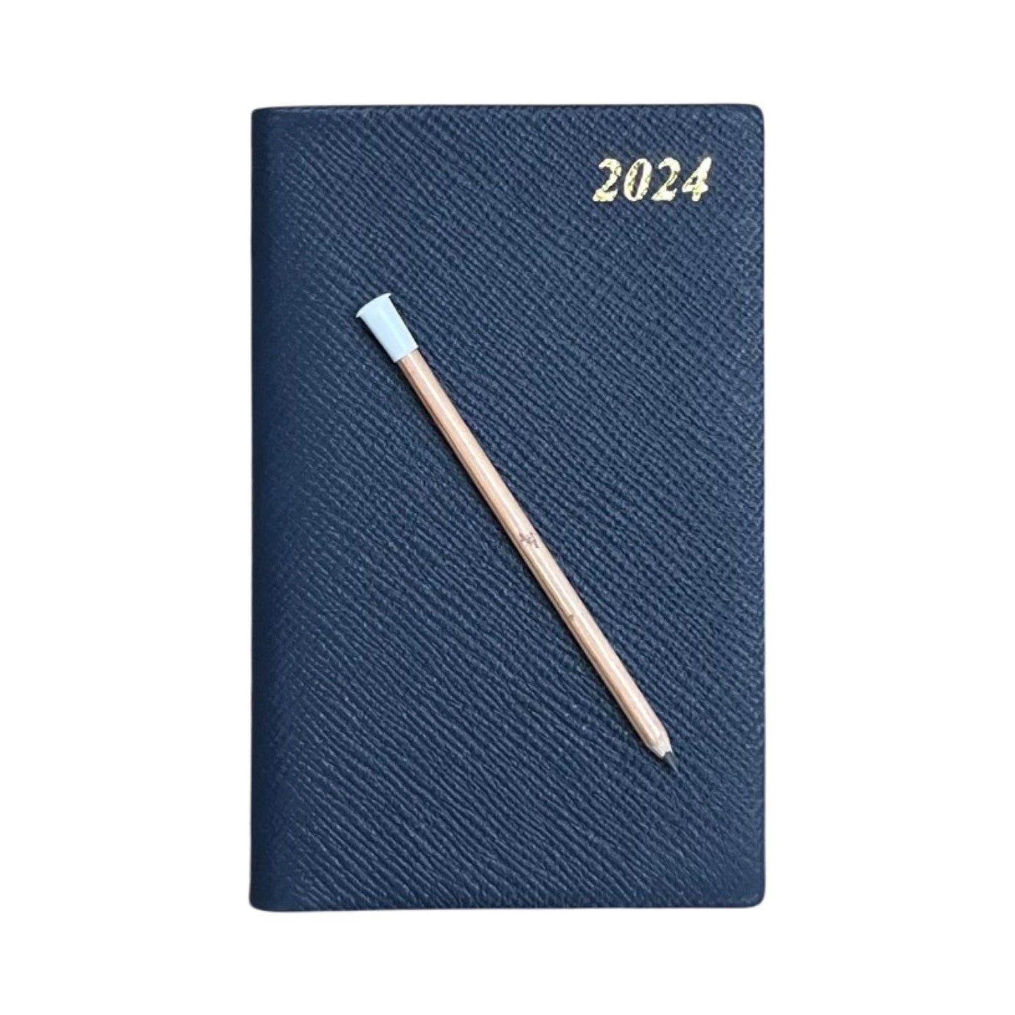 2024 CROSSGRAIN Leather Pocket Calendar Book | 5 x 3" | Pencil in Spine | D753LJ | Note: this book is NOT for next year