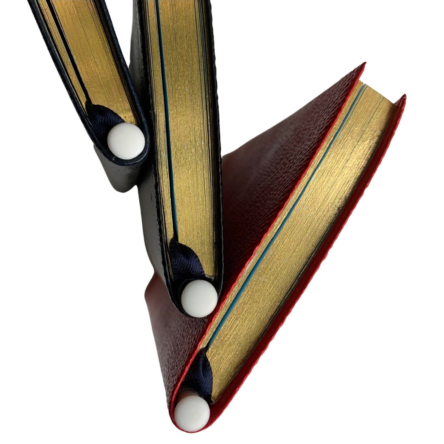 2025 D753LJ | Crossgrain Leather Calendar Book | One Week Per Opening | Pencil in Spine | 5" x 3" | YEAR 2025