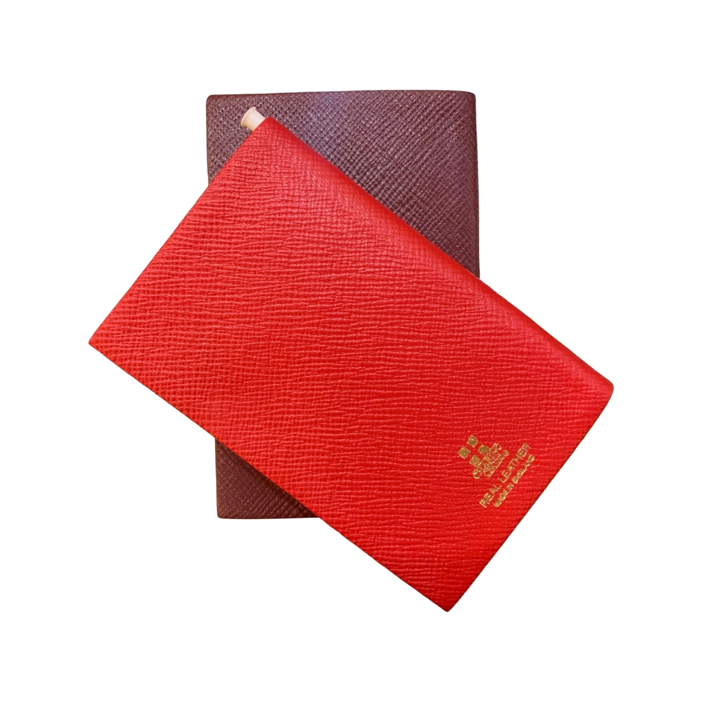 2025 D753LJ | Crossgrain Leather Calendar Book | One Week Per Opening | Pencil in Spine | 5" x 3" | YEAR 2025