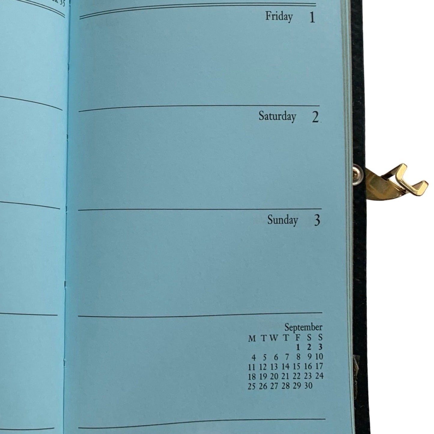 2024 | CROSSGRAIN Leather Pocket Calendar Book | 5 x 3" | Pencil with Gold Clasp | D753LJC | Note: this book is NOT for next year