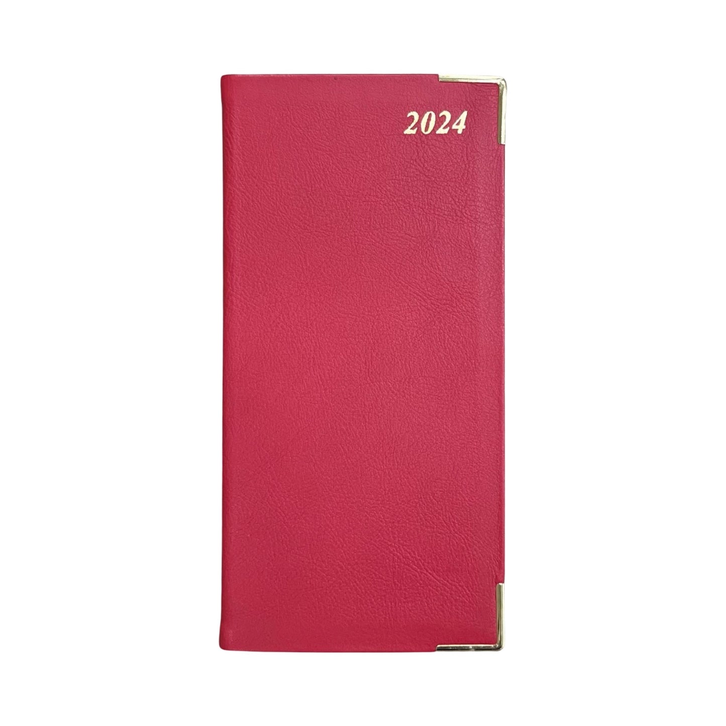 2024 | CALF Leather Pocket Agenda Book | 6 x 3" | D763VCA | Note: this book is NOT for next year