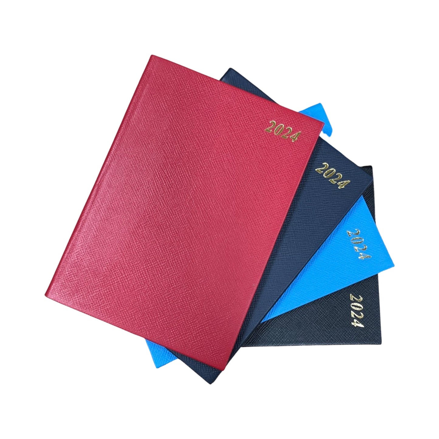 2024 | Desk Agenda | CROSSGRAIN LEATHER APPOINTMENT DESK PLANNER | 8 x 6" | One Week Per Opening | D786L | Note: this book is NOT for next year
