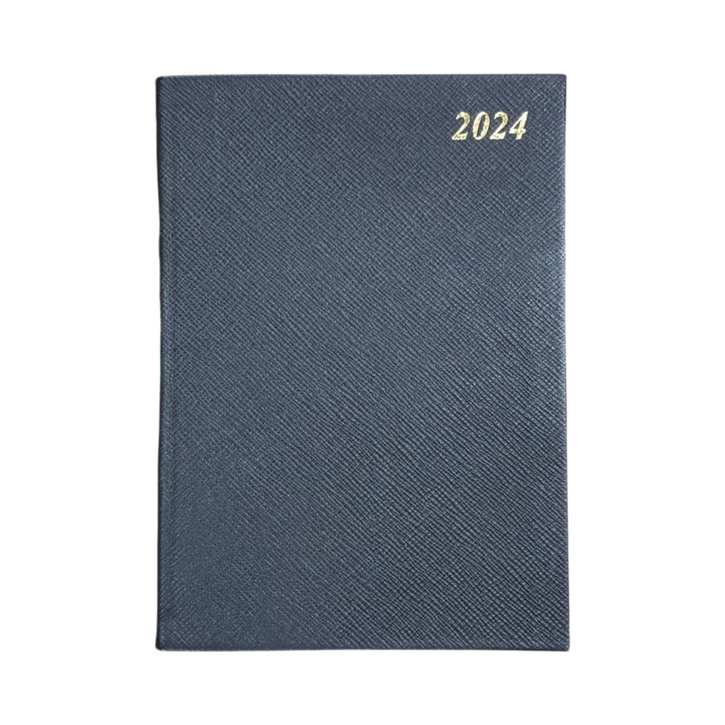 2024 Desk Agenda | CROSSGRAIN LEATHER APPOINTMENT DESK PLANNER | 8 x 6" | One Week Per Opening | D786L