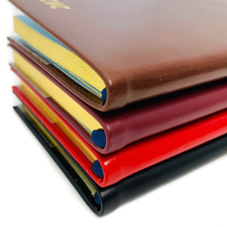 2024 | CALF Leather Pocket Agenda Book | 5 x 3" | D753C | Note: this book is NOT for next year