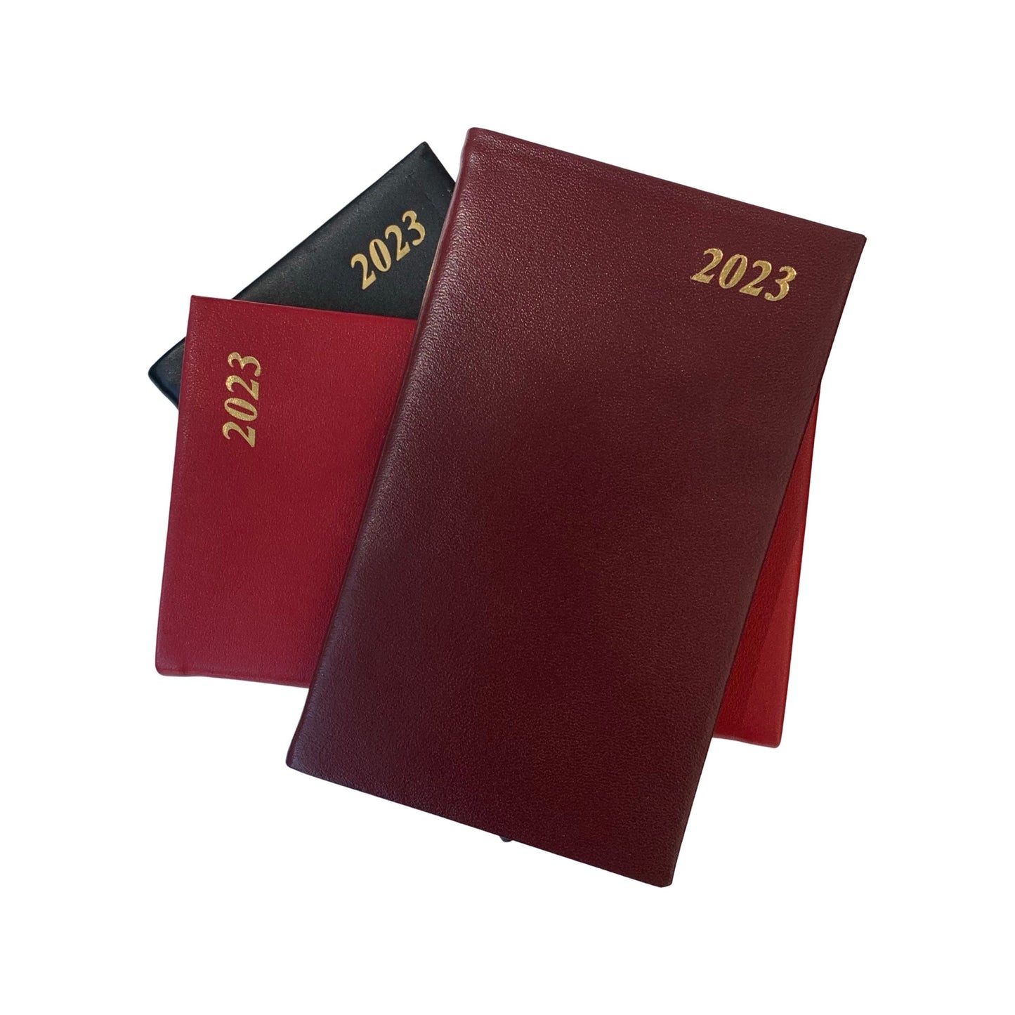 2024 CALF Leather Pocket Agenda Book | 5 x 3" | D753C