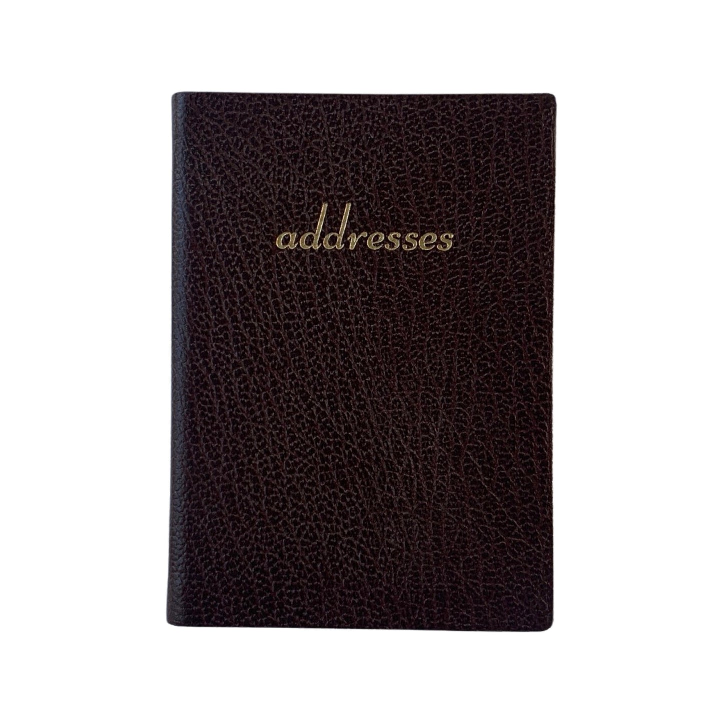 Address Book |  3 by 2.5 inch size | Sealgrain Leather | Charing Cross | A32S