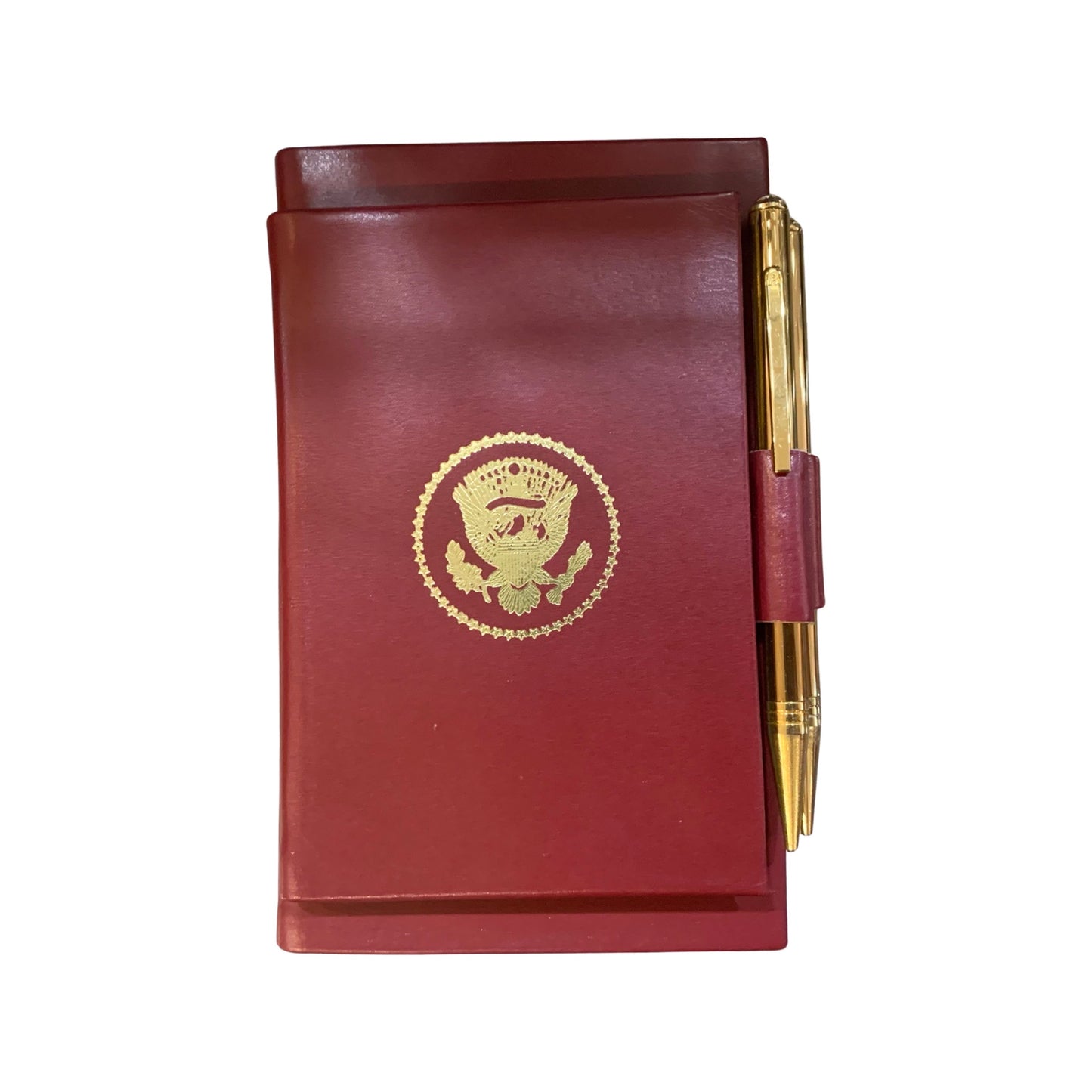 Presidential Seal Book | Leather Pocket Passwords Book | 4 by 2.5 inches | Polished Calf | Charing Cross | No. A42C-PS