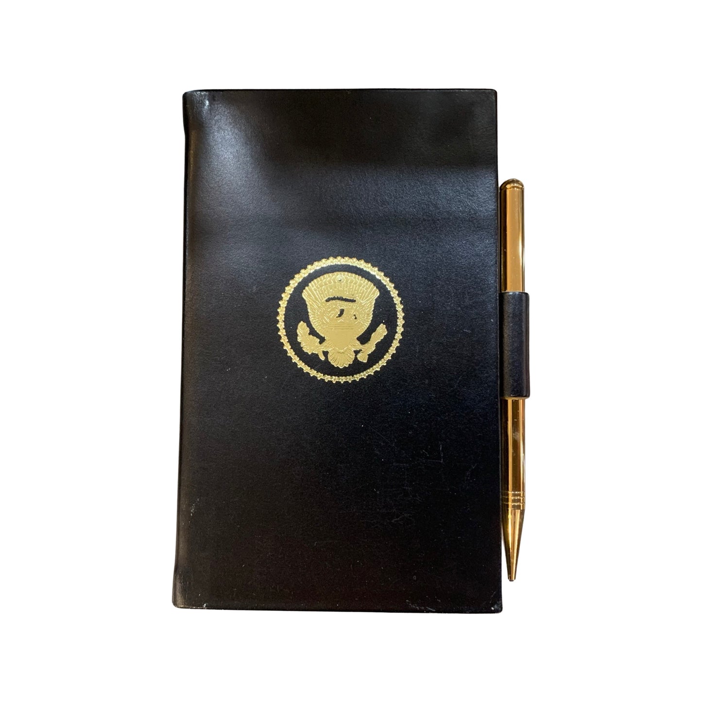 Presidential Seal Book | Leather Pocket Passwords Book | 4 by 2.5 inches | Polished Calf | Charing Cross | No. A42C-PS