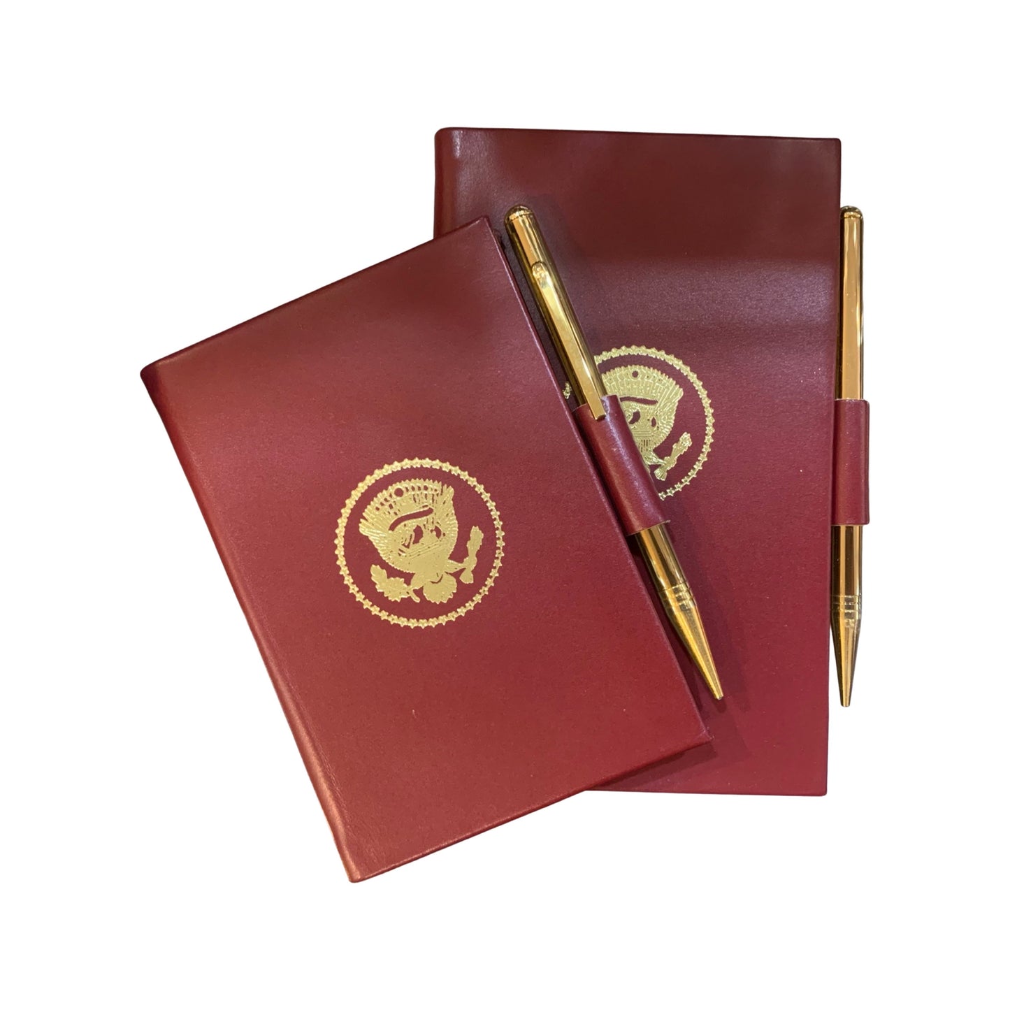 Presidential Seal Book | Leather Pocket Passwords Book | 4 by 2.5 inches | Polished Calf | Charing Cross | No. A42C-PS